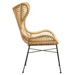 Fauteuil Jasmine - Rotan/metaal - Naturel -Meubelwinkel 10207005 8000
