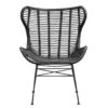 Fauteuil Jasmine - Rotan - Zwart 1 Fauteuil Jasmine - Rotan - Zwart -Meubelwinkel 10207009