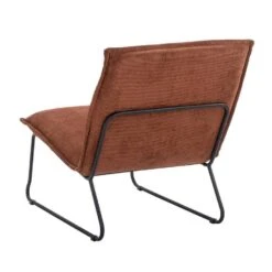 Fauteuil Cooper - Ribstof - Koper -Meubelwinkel 10207527 0800