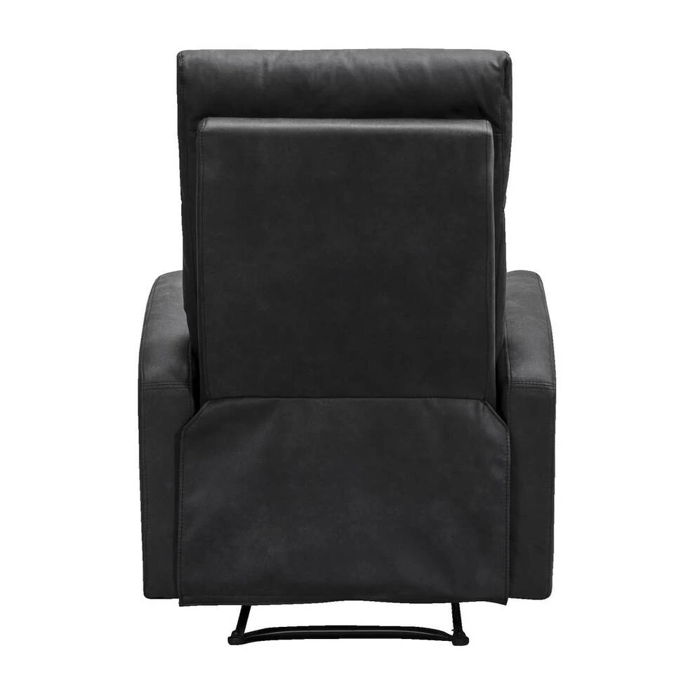 Relaxfauteuil Jackson - Stof - Zwart 5 Relaxfauteuil Jackson - Stof - Zwart - Afbeelding 3