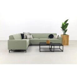 VDG Boavista/Royalty Loungeset - Hoekbank Links - Groen - 5-delig -Meubelwinkel 10b295cd38d343da8e5070020957abe6