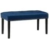 Beliani Hocker YORKTON - Blauw Fluweel -Meubelwinkel 1199877375