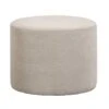 Hocker Rondo - Zand - 42,8x56x56 Cm -Meubelwinkel 11999560