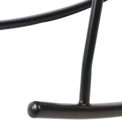 ANASET - Schommelstoel - Wit/Zwart - Bouclé -Meubelwinkel 1266feb5a464421c9b1f13cd2edabedc