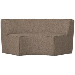 WOOOD 2-Zits Eetbank Europa - Polyester - Bruin - 133x133x87 -Meubelwinkel 1304f5fbea2648568f5a9405d4b22f67