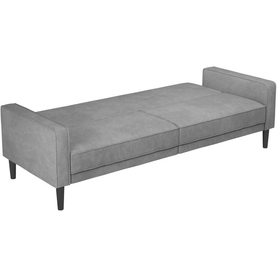 Avon - Slaapbank 3-zits In Antraciet Stof 6 Avon - Slaapbank 3-zits In Antraciet Stof - Afbeelding 4