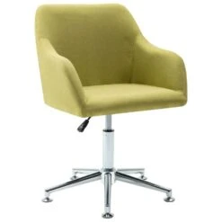 VidaXL Eetkamerstoelen Draaibaar 2 St Stof Groen -Meubelwinkel 148157d5736847ae9b1e0da17c193d01