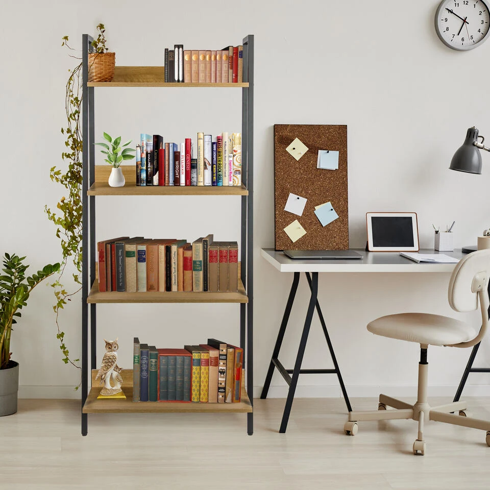 ERRO Boekenkast - Boekenrek - 60x30x140 Cm 12 ERRO Boekenkast - Boekenrek - 60x30x140 Cm - Afbeelding 10