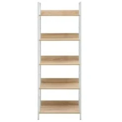 VidaXL Boekenkast 5 Schappen 60x27,6x158,5 Cm Spaanplaat Eikenkleurig -Meubelwinkel 1613030487 0102