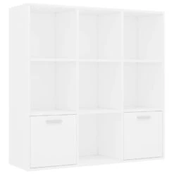 VidaXL Boekenkast 98x30x98 Cm Spaanplaat Wit