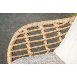 Castello Lounge Fauteuil - Light Teak Look - Natural Rotan-merino Sand -Meubelwinkel 1711a2d0ff474f9ca630f22bc14bc8fb