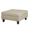 Beliani Ottomaan FEVIK - Beige Polyester 2 Beliani Ottomaan FEVIK - Beige Polyester -Meubelwinkel 1712853487