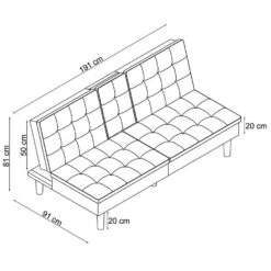 Maine - Slaapbank In Crèmekleurige Ribstof -Meubelwinkel 176ee4f20a6742399569cc2556e899d7