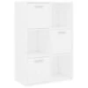 VidaXL - Opbergkast - Wit - Bewerkt Hout -Meubelwinkel 1794491740