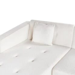 VADSO - Hoekslaapbank - Gebroken Wit - Rechterzijde - Bouclé -Meubelwinkel 1961626cb2c24e8f803adfdc81d9cecb