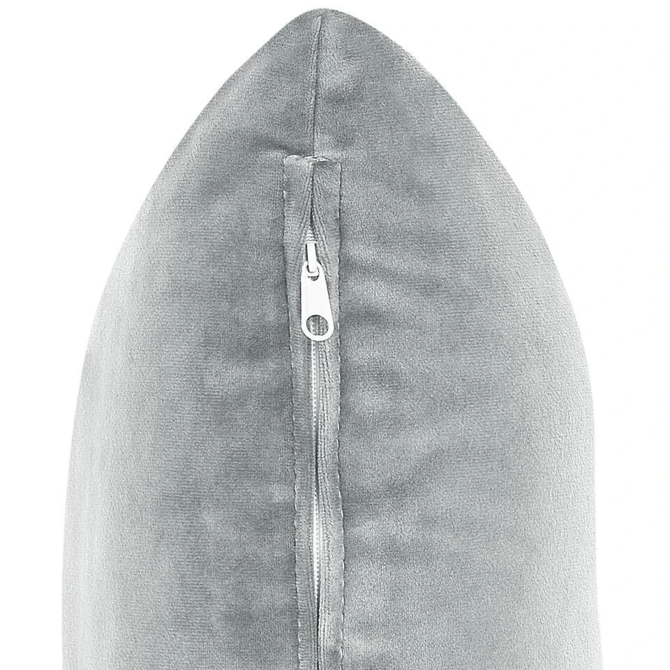 CHAUMONT - Chaise Longue - Lichtgrijs - Rechterzijde - Fluweel 13 CHAUMONT - Chaise Longue - Lichtgrijs - Rechterzijde - Fluweel - Afbeelding 11