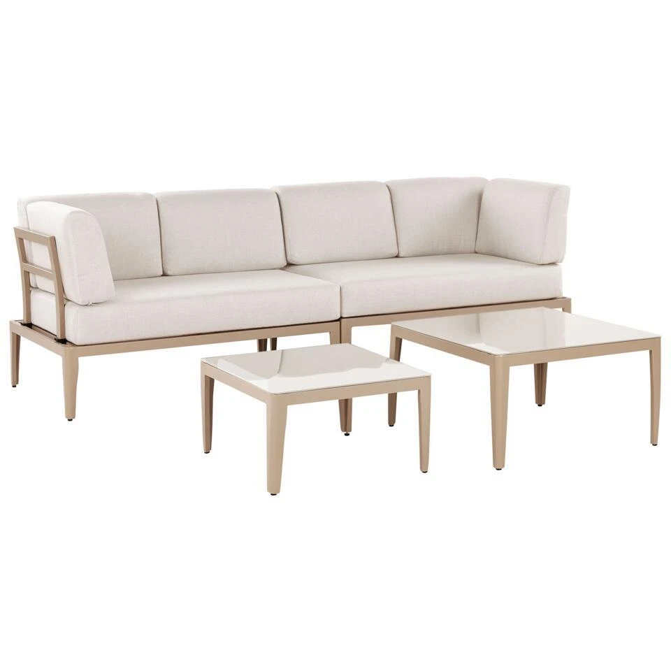 RIMA III - Loungeset Voor 6 - Lichtbeige - Aluminium 12 RIMA III - Loungeset Voor 6 - Lichtbeige - Aluminium - Afbeelding 10