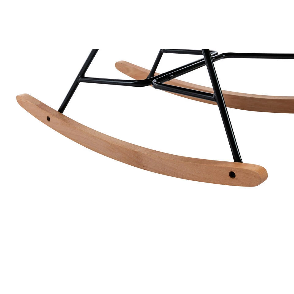 CLP Schommelstoel Sanka Fluweel - Donkergrijs 10 CLP Schommelstoel Sanka Fluweel - Donkergrijs - Afbeelding 8