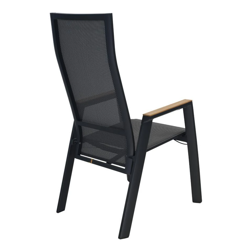 Les - Standenstoel Amir Teak Nuance - Antraciet 7 Les - Standenstoel Amir Teak Nuance - Antraciet - Afbeelding 5