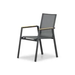 Tuinstoel Stapelbaar Aluminium/Textileen /Aluminium/textileen Grijs-antraciet -Meubelwinkel 20936fe7b3e7437a8d9a3bd9ba5f60b0