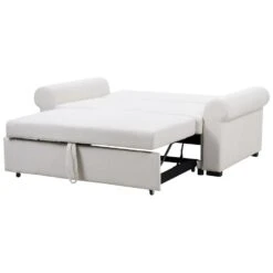 SILDA - Slaapbank - Lichtbeige - Polyester -Meubelwinkel 2222827fc878420b9c82b845502debef