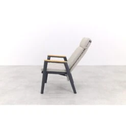 VDG Solaro Verstelbare Dining Tuinstoel - Light Rope / Teak Arm -Meubelwinkel 2276682f720a4e0eaf255c34e92dfddb