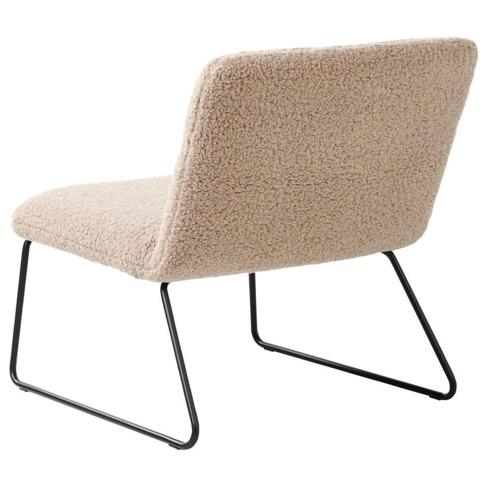 COTULLA - Fauteuil - Beige - Bouclé 9 COTULLA - Fauteuil - Beige - Bouclé - Afbeelding 7