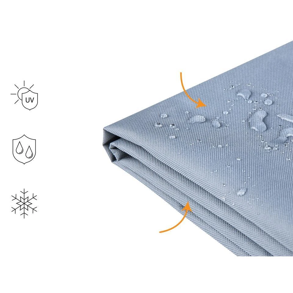 CHUVA - Beschermhoes Wicker Lounge XXL - Blauw - Polyester 5 CHUVA - Beschermhoes Wicker Lounge XXL - Blauw - Polyester - Afbeelding 3