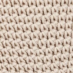 MARDAN - Voetenbank - Beige - 40 X 40 X 40 Cm - Katoen -Meubelwinkel 238d4188bd524e86b316ace8d6f00f79