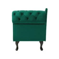 NIMES - Chaise Longue - Groen - Rechterzijde - Fluweel -Meubelwinkel 257d7e86c8404d798eab8c0926b2df2b