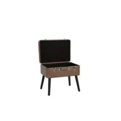 Beliani Hocker MALLARD - Bruin Kunstleer -Meubelwinkel 25cc94b733cb4c39bd8326fab8b8f630