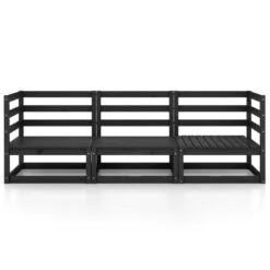 VidaXL Tuinbank 3-zits Massief Grenenhout Zwart 8 VidaXL Tuinbank 3-zits Massief Grenenhout Zwart -Meubelwinkel 2655acd44e8c4c439b68eaa42eaf3fe8