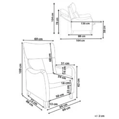 ROYSTON - TV-fauteuil - Bruin - Kunstleer -Meubelwinkel 26b99aec98c64036b873feb37355fff0