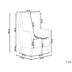 Beliani Oorfauteuil ONEIDA - Groen Fluweel 8 Beliani Oorfauteuil ONEIDA - Groen Fluweel -Meubelwinkel 2719461da80643cf89ffa5f3f9a9126d 1
