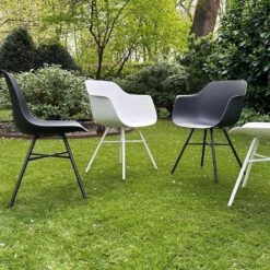 Nolon Noa-Puk Kunststof Wit - Zwart Onderstel -Meubelwinkel 27698c08dab5479cb11de5bbb21b1715