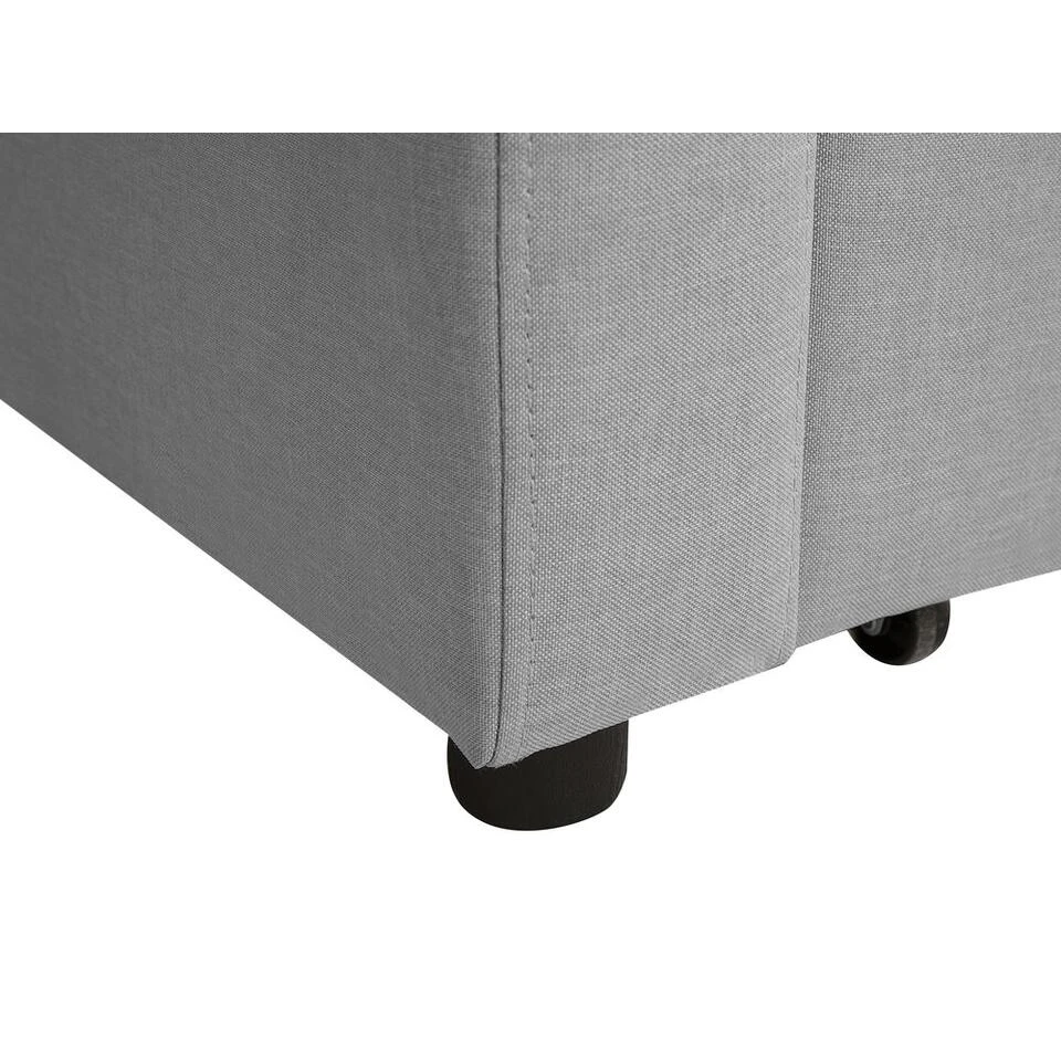 Beliani Slaapbank - GLOMMA Grijs Polyester 4 Beliani Slaapbank - GLOMMA Grijs Polyester - Afbeelding 2