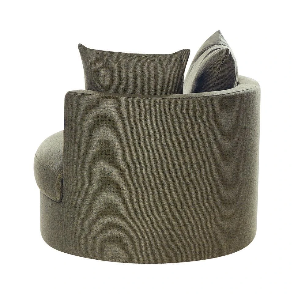 DALBY - Fauteuil - Groen - Stof 7 DALBY - Fauteuil - Groen - Stof - Afbeelding 5