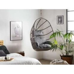 Beliani Hangstoel CASOLI - Grijs Pe Rotan 8 Beliani Hangstoel CASOLI - Grijs Pe Rotan -Meubelwinkel 2b41d677c0684a4988529f3efb0ba587