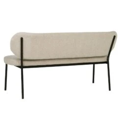 Eetkamerbank Taupe Stof - Diepte 63cm - Zitbreedte 160cm - Maddie -Meubelwinkel 2bf56d0e403a4cf199d50d98b9872b58