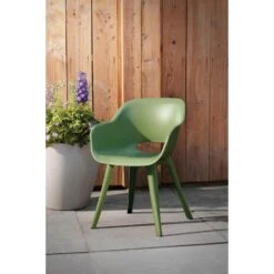 Keter Akola Tuinstoelen - 2 Stuks -56.5x55x80cm - Olijf Groen -Meubelwinkel 2d6320cada26470c9dcbbf898a818e15