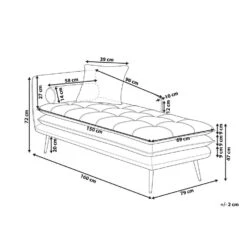 GONESSE - Chaise Longue - Oranje - Fluweel 14 GONESSE - Chaise Longue - Oranje - Fluweel -Meubelwinkel 2df4010fee0a4c7ea3c0595de9706f53