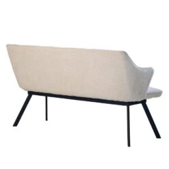 Eetkamerbank Rechthoek - Beige Stof - 160x60x88cm - Taylor -Meubelwinkel 31089b5d20464544b34973a3997702cc