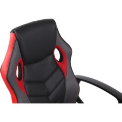 CLP Bureaustoel Glendale Zwart Frame - Stof - Zwart/rood -Meubelwinkel 320ff55933b64d7d82d9c71e2b3f1db9