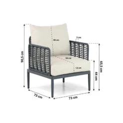 Stoel En Bank Loungeset 5 Personen Aluminium/wicker Grijs Coco Ibiza 22 Stoel En Bank Loungeset 5 Personen Aluminium/wicker Grijs Coco Ibiza -Meubelwinkel 33d6257a296b405ea2d562f08a154132