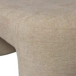 WOOOD Jacob Bankje - Chenille - Naturel - 46x130x46 -Meubelwinkel 34a95a84122241e994e07e78a9926f0f