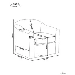 MAGNOR - Fauteuil - Donkergroen - Polyester -Meubelwinkel 354bccfed35844b59a0f4295dd770117