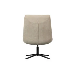 WOOOD Job Draaifauteuil - Bouclé - Zand - 101x70x85 -Meubelwinkel 3564c189e7f149a4bf678e62633783b3
