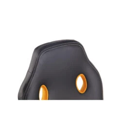 CLP Bureaustoel Elbing Zwart Frame - Kunstleer - Zwart/geel -Meubelwinkel 35bf3280369f4befaa9a3ddc71a2befb