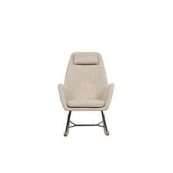 Beliani Schommelstoel ARRIE - Beige Polyester -Meubelwinkel 36e2624121294b889f368584b4f9229f