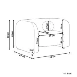 LEIREN - Fauteuil - Taupe - Polyester 14 LEIREN - Fauteuil - Taupe - Polyester -Meubelwinkel 3748d9f30a844cfca52578a98e0b9340